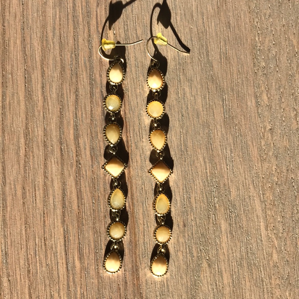 Chandelier earrings. 4 inches long!